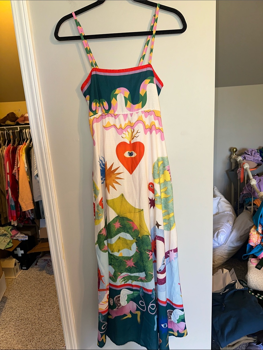 Medium printed summer dress